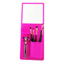 Silicone material Fashion silicone mirror Lightweight 14.5x16.5x13cm Portable mirror Self grips mirror Washroom mirror Travel size Shatterproof mirror for Bathroom mirror Shower mirror Travel mirror. 