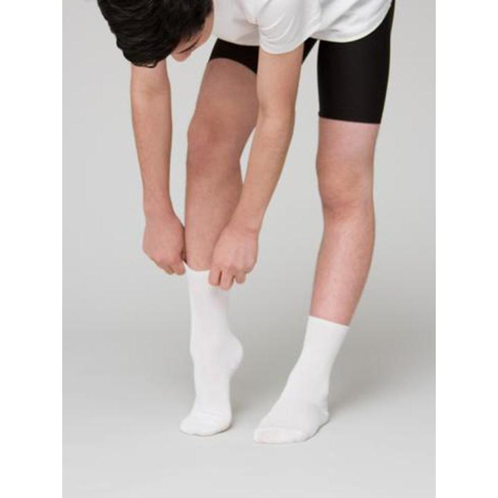 Pack of 12 100% cotton uniform White socks for unisex / Children school socks