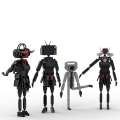Labyrinth Witch Skibidi toilet monitor VS toilet man building block assembly table swing generation hot game. 