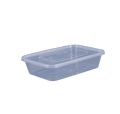 PACK OF 10 DISPOSIBLE 500 ML PLASTIC BOX WITH MICRO WAVE OVEN USE. 