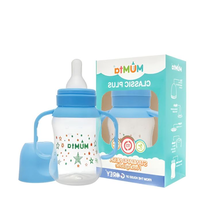 Mumta Imported High Quality Baby Glass Feeder Bottle with Handle - Baby Feeder bottle plastic large imported new style - feeding bottles – baby feeding bottle for kids