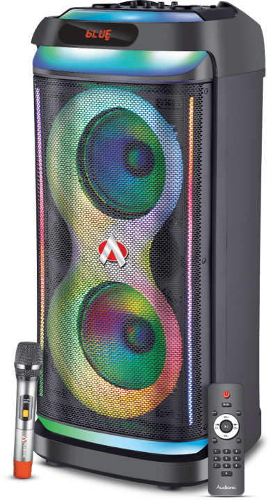 Audionic Speaker Solo X150 Rechargeable Speaker, Top Load Portable Speaker with Tws function, This Bluetooth Speaker with Swift Button Digital Display