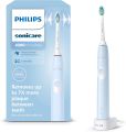 Philips Sonicare ProtectiveClean 4300, Sonic Electric Toothbrush with Two Intensity Levels, Pressure Sensor and Timer, Light Blue, HX6803/04. 
