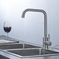 Single Lever Kitchen Mixer Tapstaps Brushed Nickel Kitchen Faucet, Modern Kitchen Mixer Tap, Stainless Steel 360 Degree Cold And Hot Tap, Sus 304 Kitchen Faucets Kitchen Sink Mixer Tap (Type B). 