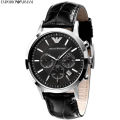 Emporio Armani Renato Mens Chronograph Black Dial Watch - AR2447. 