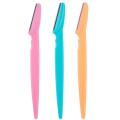 Tinkle Eyebrow Razor Zig Zag (Pack of 3) Facial Hair Remover, tinkle razor for women Shaver For Women, Zigzag Razor for Women, Eyes Makeup, Safety Razor for Girls. 