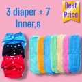 Washable Cloth Diapers for (0 m- 1 yr) & (1yr-3yr) with inner. 
