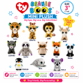 Ty Beanie Boos Mini Plush Toy 7cm | Cute Glittery Eyes Soft Stuffed Animal | Collectible Cuddly Plush for Kids Boys Girls | Gift Toy. 