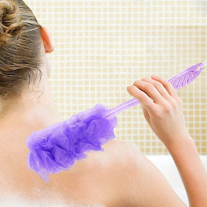 Bath%20Sponge%20with%20Handle,%20Shower%20Loofah%20Brush,%20Back%20Cleaning%20Scrubber,%208%E2%80%9D%20Long%20Curved%20Handle,%20Exfoliate,%20Rejuvenate%20Skin,%20Body%20Bathing%20Sponge%20with%20Long%20Mesh%20Pouf%20-%20Image%204