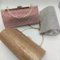 Carmine Silver Golden red Latest Fancy Bridal Wedding Party Crystal Ladies Clutches Clutch for women Ladies Bag Clutch For girls wallet for women wallet for girls Clutches For girls Women Clutches purse for women purse for Girls-Golden Silver Black Red. 
