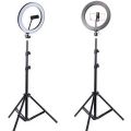 26cm Ringlight with Full Size 7ft Tripod Stand & Mobile Holder | Best Makeup LED Selfie Light for TikTok, YouTube, Videography & Photography | Dimmable USB Ring Light for Studio Lighting. 