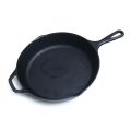 Cast Iron Skillet 10" (25 CM) krucible kitchen, Naturally Non Stick, Cook and Serve. 