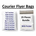 Courier Flyer Bags, Courier Flyer, Courier Flyers, 25 Pieces,Flyers for packing, Flyer, Flyers for packing daraz,Courier Flyer bag, Courier flyer bags with pocket, Flyers. 