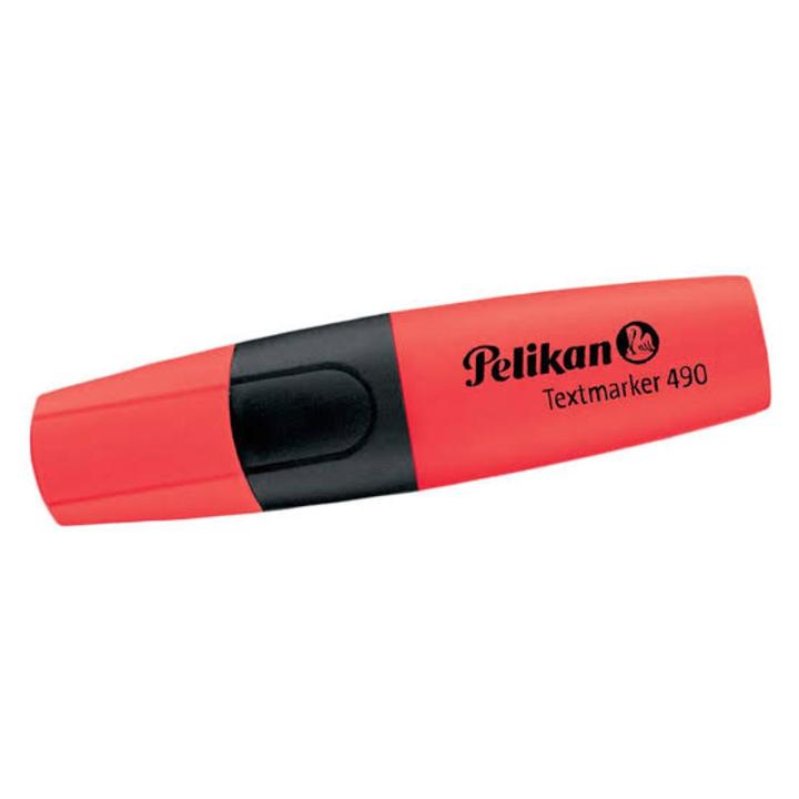 Pelikan Textmarker 490 Highlighter Red Color 3 pcs