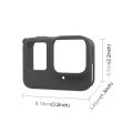 (Not a Camera) For Insta360 Ace Pro PULUZ Body Silicone Protective Case with Lens Cap (Black). 