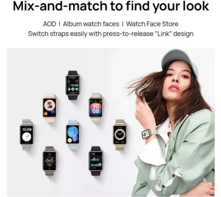 HUAWEI%20Watch%20Fit%202%20-%20Sakura%20Pink%20%20%7C%20Bluetooth%20Calling%20%7C%20Healthy%20Living%20Management%20-%20Image%203