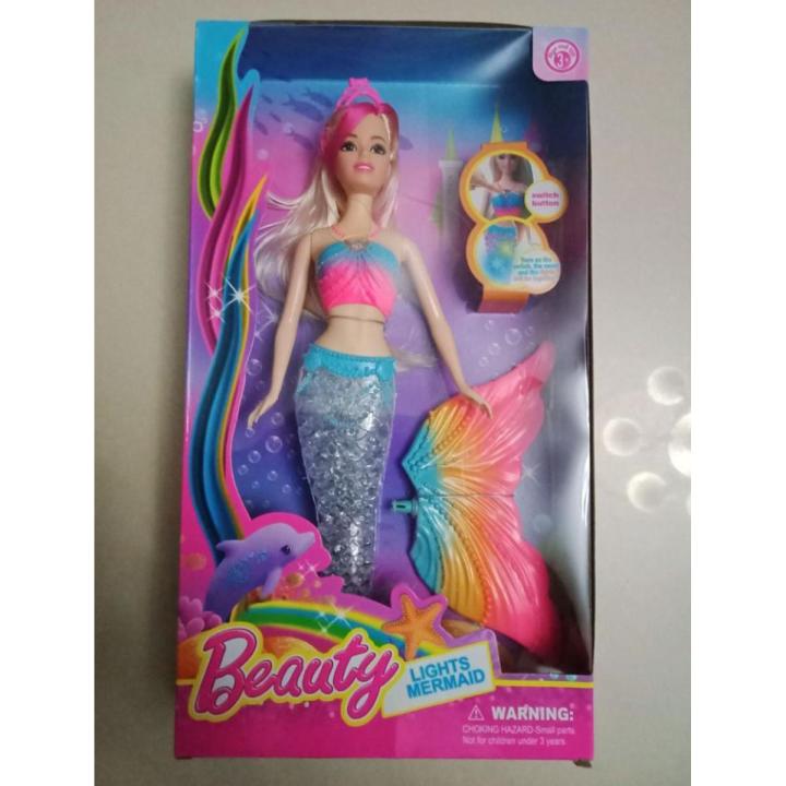 Barbie_Rainbow Mermaid Doll With Lights and Music