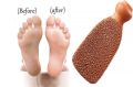 Pumice Stone, Clay stone, Jhanwa, Jhanwan2-Sided Premium Pumice Stone, Hand Made Foot Scrubber, Callus Remover for Feet, Foot File to Exfoliate Hard, Dry, Dead Skin on Heels & Feet, Clay Stone Foot Scrubber. 