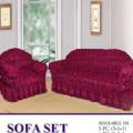 7 seater sofa cover Jumbo Size (3 Seater+2 Seater+1 Seater+ 1 Seater)- eight colours. 