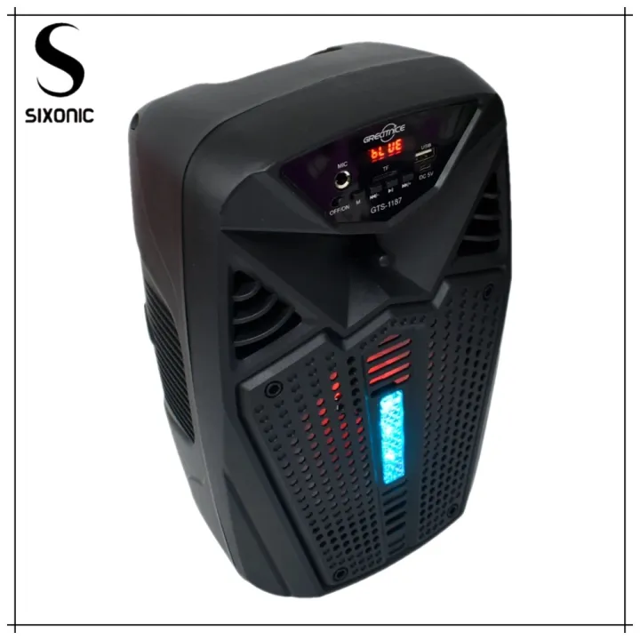 Sixonic%20100%25%20Original%206.5%20Inch%20Portable%20Rechargeable%20Wireless%20Bluetooth%20Speaker%20With%20Microphone%20and%20Remote%20Control%20Super%20Loud%20Woofer%20Speaker%20FM%20Radio,%20USB%20and%20Memory%20Card%20Supported%20-%20Image%207