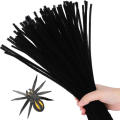 Plush Wired Sticks Fuzzy Polyester Wire Flexible Craft Supplies Assorted Colors Tinsel Diy Toys for DIY Kids Children. 