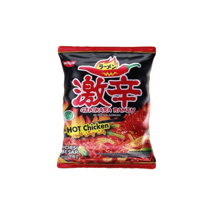 35. NISSIN GEKIKARA RAMEN RASA HOT CHICKEN