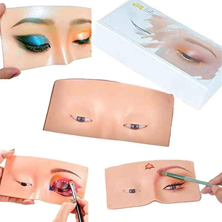EYE DUMMY MAKEUP PRACTICE BOARD WITH CLEANER