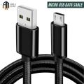 Micro USB Data Cable, USB Fast Charging Cable, 1M Micro USB High Speed Data Transfer Fast Charging Cable for Android Devices by Aura Mart. 