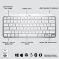 Logitech MX Mini Keys Wireless Keyboard (Pale Grey). 