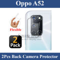 2Pcs Oppo A52 Back Camera 9H Gorilla Flexible Protector For Oppo A52. 