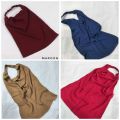 pack of 4 random multi colours half nikab patti for women hijab | girls burqa | nikab patti for ladies inner hijab cap muslim wear. 