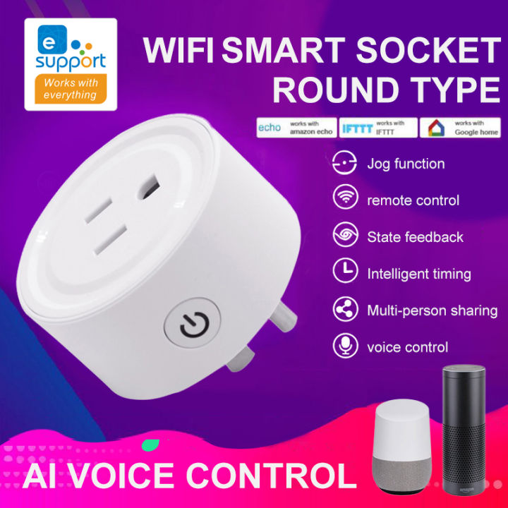 WiFi%20Smart%20Socket%20Remote%20Control%20eWeLink%20APP%20Timing%20Plug%20Voice%20Control%20Socket%20US%20Plug%20High-fidelity%20design%20exquisite%20workmanship%20-%20Image%202