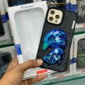 Nimmy 3D Embroidery Leather Case Dazzling Lion, Green Panther, Tiger, Eagle, Wolf, 360° Protection Creative Leather Phone Case for iPhone 14 Pro Max. 