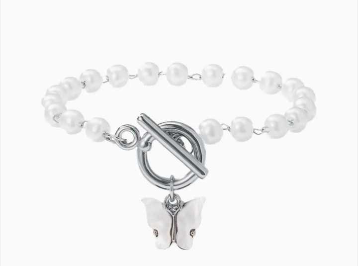 Korean Ins Butterfly Pearl Bracelet New Girls & Woman Accessories