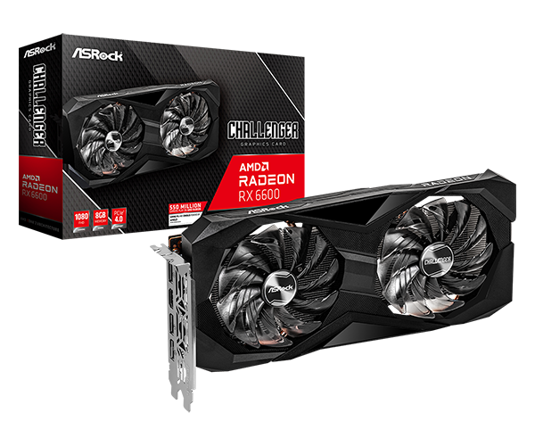 AMD Radeon™ RX 6600 Challenger D 8GB Sale