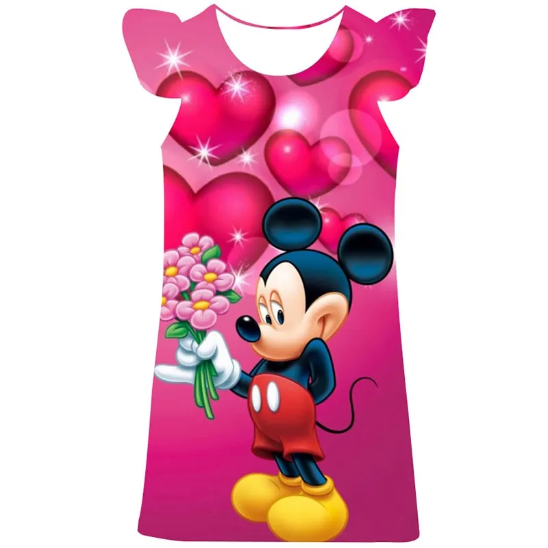 2022 Fashion Baby Girls Dress Summer Dress Cartoon Minnie Mouse Dress Princess Dress Children s Girl Clothing 0 6 Years Daraz.pk