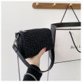Fashion Small Crossbody Shoulder Bags for Women Shine Rhinestone Leather Messenger Bag Female Phone Purse Handbag. 