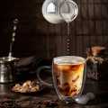 Double Wall Mug 350ml High Quality a Thermal shock Borosilicate Mug for Coffee Tea. 