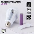 Outdoor LED Emergency Lamp Rechargeable Bulb | One More Order. 