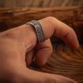 Irish Crazy Celtic Knot Square Vintage Ring Men||||||||||||'s Fashion Punk Hip Hop Jewelry Gift. 
