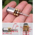 N20 DC 3V-6V gear motor small metal gear long shaft. 