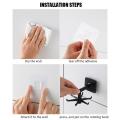 Wall Mounted 360 Degree rotating with six hooks Kitchen and Bathroom Storage Holder Accessories. 