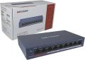 HIKVISION DS-3E0310P-E/M 8 Port Fast Ethernet Unmanaged POE Switch Transmission Network Switches Value Series-Up to 300 m long-range transmission ethernet switch-6 KV surge protection for PoE ports ethernet switch. 