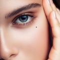 3D Black Mole Tattoo Stickers Waterproof Freckles Tattoos DIY Body Art Temporary Tatto Sketch Face Eye Corner Beauty Mole. 