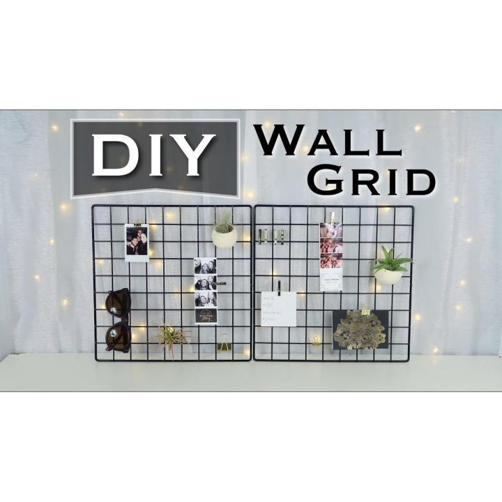 Wall Plant hanging Grid Panel Wall Decor Organizer Photo Grid Frame in Pakistan