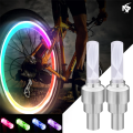 2Pcs Motion Activated Glow Bike Flashlight Car Motorcycle Cycle  Tire Valve Caps Wheel Light Amazing Fantastic Bicycle Accessory LEDs. 