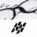 8Pcs D-shaped Soft Foam Sponge Self Adhesive Eyeglass Eyewear  EVA Nose Pads Anti-Slip Eyeglasses Nosepads. 