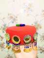 Afghani frock for GRILS- THREE PIEACE FULL DRESS with (FREE CAP) Traditional Frock CONTRAST. 