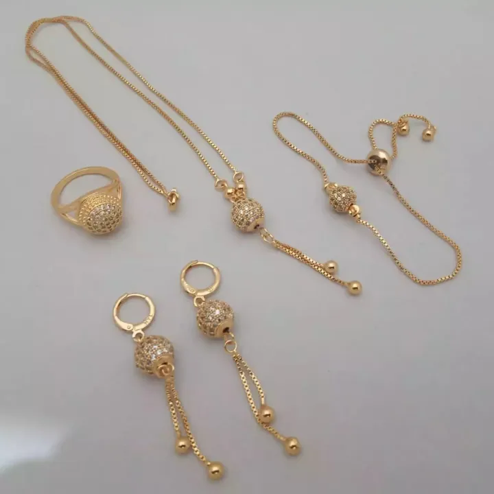 Gold%20Plated%20Locket%20Chain%20Necklace%20Bracelet%20Ring%20Set%20with%20Earrings%20for%20Girls%20&%20Women%2024k%20Gold%20complete%20set%20-%20Image%203