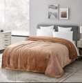 SUPER SOFT HIGH QUALITY DOUBLE BED FLEECE AC BLANKET - ONE COLOR KING SIZE SUMMER BLANKET - LUXURY FLEECE AC COMFORTER BY IMPERIAL BEDDING. 